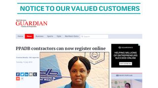 
                            12. PPADB contractors can now register online - Botswana Guardian