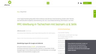 
                            9. PPC-Werbung in Tschechien mit Seznam.cz & Sklik | effective world ...