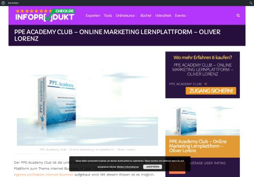 
                            8. PPE Academy Club - Online Marketing Lernplattform - Oliver Lorenz