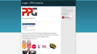 
                            4. PPG Intranet: Login