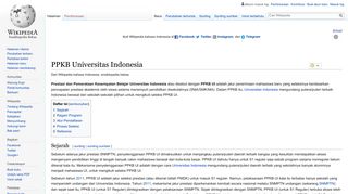 
                            9. PPKB Universitas Indonesia - Wikipedia bahasa Indonesia ...