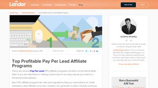 
                            1. PPL: Top 7 Pay Per Lead Affiliate Programs to Join Today | Lander
