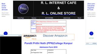 
                            8. PPN College Admission Form 2018 - rl internet cafe