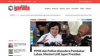 
                            12. PPNS dan Polhut disandera Pembakar Lahan, Menteri LHK lapor ...