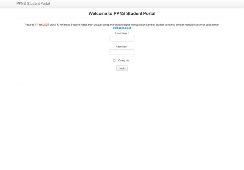 
                            4. PPNS Student Portal