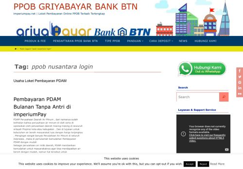 
                            13. ppob nusantara login - PPOB GRIYABAYAR BANK BTN - imperiumpay