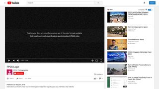 
                            2. PPOC Login - YouTube