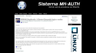 
                            11. PPPOE Duplicado / Cliente Clonando login e senha - MK-AUTH