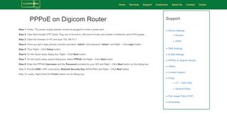 
                            5. PPPoE on Digicom Router – Classic Tech