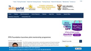 
                            11. PPS Foundation launches pilot mentorship programme | Skills Portal