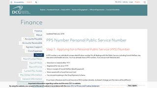 
                            9. PPS Number Personal Public Service Number (Old RSI/Tax Number ...
