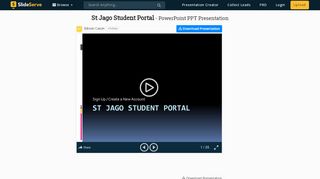 
                            9. PPT - St Jago Student Portal PowerPoint Presentation - ID:1402773