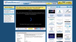 
                            6. PPT – XYZ: A Motion-Enabled, Power Aware Sensor Node Platform ...