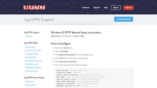
                            9. PPTP Windows 10 Setup Instructions for Giganews VyprVPN Users