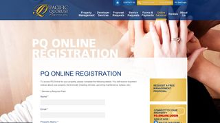 
                            2. PQ Online Registration | Pacific Quorum