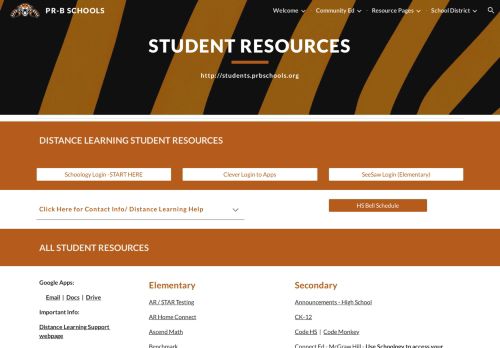 
                            12. PR-B Schools - Student Resources - Google Sites