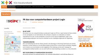 
                            12. PR duo voor computerhardware project Login | VCA