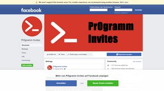 
                            4. Pr0gramm Invites - Startseite | Facebook