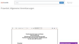 
                            6. Präambel. Allgemeine Vereinbarungen - PDF - DocPlayer.org