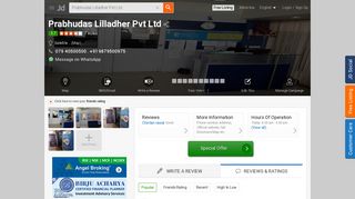 
                            6. Prabhudas Lilladher Pvt Ltd, Satellite - Stock Brokers in Ahmedabad ...