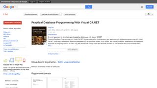 
                            9. Practical Database Programming With Visual C#.NET