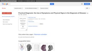 
                            4. Practical Diagnosis: the Use of Symptoms and Physical Signs in the ...