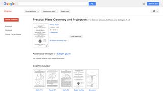 
                            7. Practical Plane Geometry and Projection: For Science Classes, ... - Google Kitaplar Sonucu