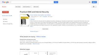 
                            9. Practical UNIX and Internet Security