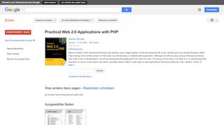 
                            10. Practical Web 2.0 Applications with PHP