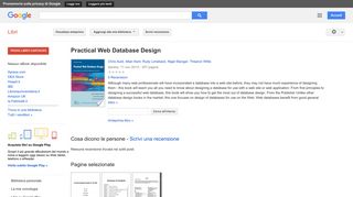 
                            11. Practical Web Database Design