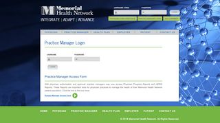 
                            13. Practice manager Login | - Memorial Health Network