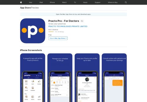 
                            9. Practo Pro - For Doctors on the App Store - iTunes - Apple