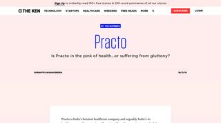 
                            5. Practo - The Ken