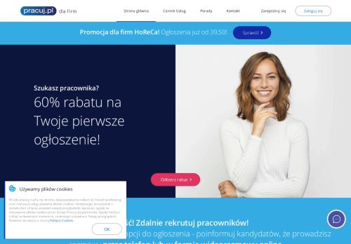 
                            5. Pracuj.pl dla Firm - Zamów ogłoszenie i znajdź pracownika