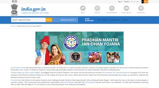 
                            3. Pradhan Mantri Jan-Dhan Yojana (PMJDY) | National Portal of India