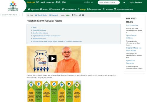 
                            10. Pradhan Mantri Ujjwala Yojana — Vikaspedia