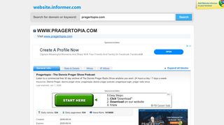 
                            9. pragertopia.com at WI. Pragertopia - The Dennis Prager ...