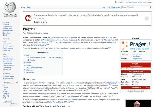 
                            10. PragerU - Wikipedia