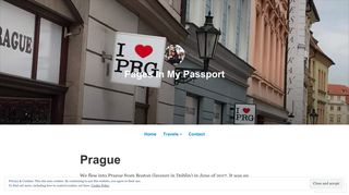 
                            12. Prague – Pages In My Passport