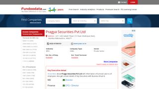 
                            8. Pragya Securities Pvt Ltd, Mumbai | Company & Key Contact Details ...