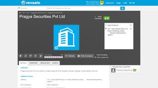 
                            12. Pragya Securities Pvt Ltd | Revaalo