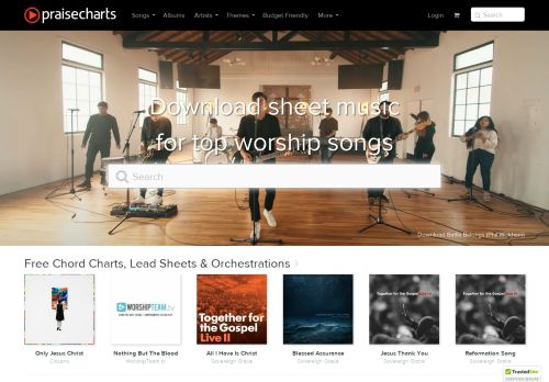 
                            8. PraiseCharts: Download Popular Christian Sheet Music