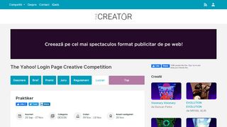 
                            11. Praktiker - The Yahoo! Login Page Creative Competition