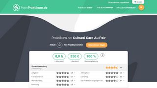 
                            11. Praktikum Cultural Care Au Pair - Bewertungen von Praktikanten