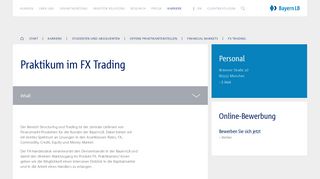 
                            10. Praktikum im FX Trading - BayernLB