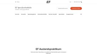 
                            7. Praktikumsprogramm - EF Sprachaufenthalte (13-18 Jahre) - EF