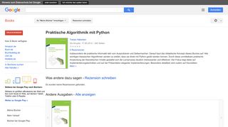 
                            10. Praktische Algorithmik mit Python