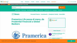 
                            9. Pramerica Life passa di mano, da Prudential Financial a Global ...