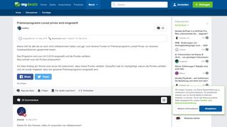 
                            2. Prämienprogramm Loreal privée wird eingestellt - mydealz.de