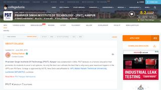 
                            6. Pranveer Singh Institute of Technology - [PSIT], Kanpur - Admissions ...